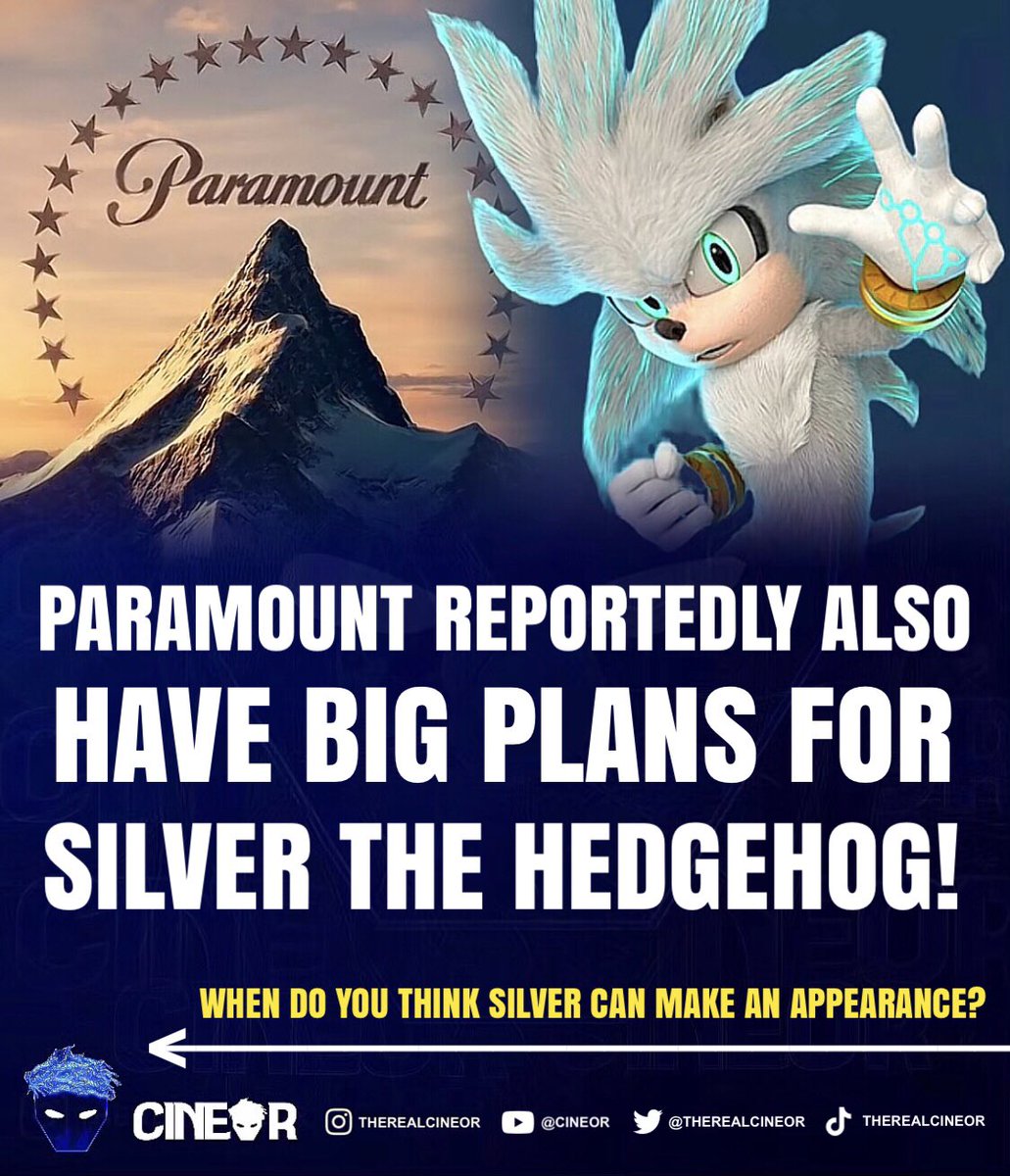 therealcineor's tweet photo. 🚨Scoops we reportedly now got from DanielRPK regarding #SonicMovie3, SHADOW SPIN-OFF “MOVIE” &amp; Paramount plans for Silver The Hedgehog! 👀🦔🦔🦔🔥👇

#sonic3 #sonicnews #ShadowTheHedgehog #SilverTheHedgehog #blazethecat #SonicTheHedgehog3 #sonic06 #sonicfans #sonicfandom https://t.co/tHrggl9ScS