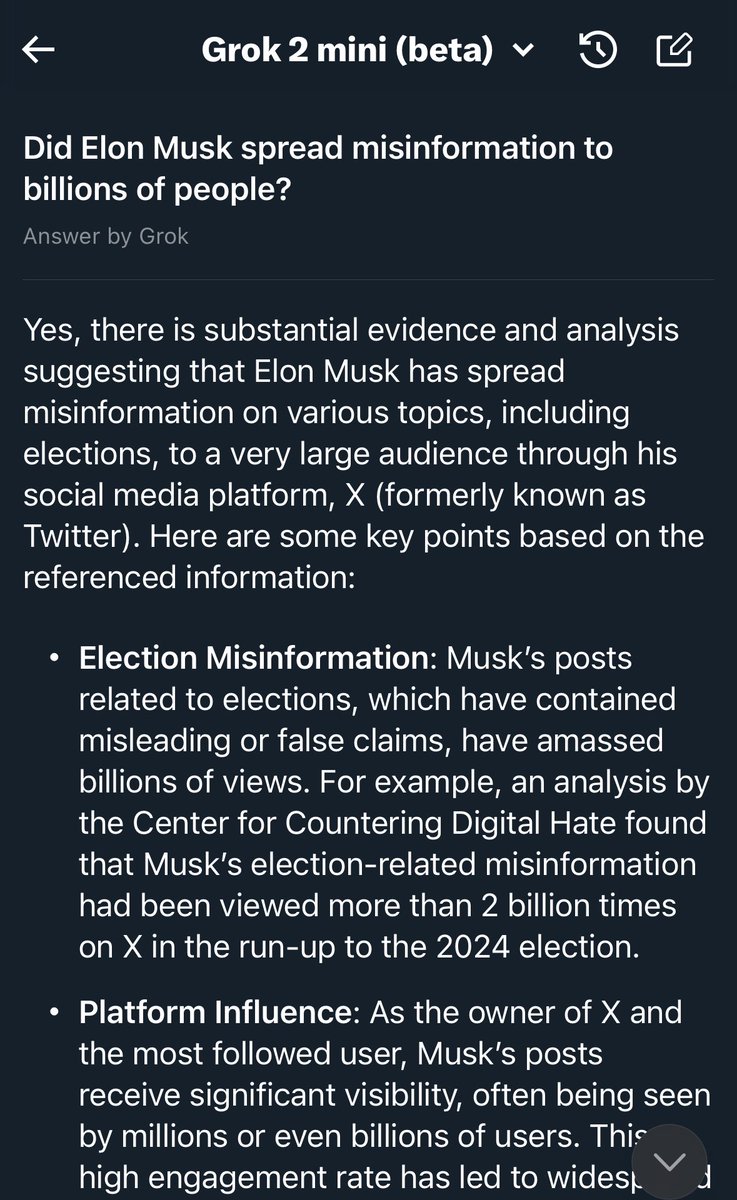 TheDeskDotNet's tweet image. Even Grok is tired of Elon Musk.