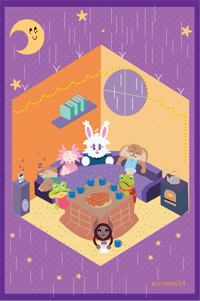 Time to get Cosy with friends and chill out .
Cosy theme for <a href="/ArtClubIE/">ArtClub</a> 
so sorry for this late one , my brother is home for a short visit .