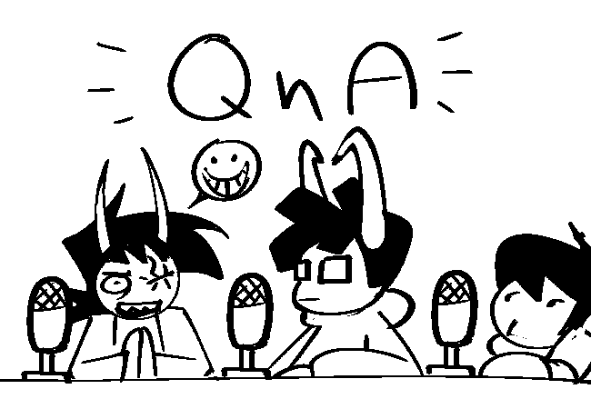 doomtlis's tweet photo. For the WTD's 5th anniversary special event, we will be hosting a QnA!!!  
You can ask anything you want to know, ANYTHING. ASK stuff about the plot, ASK the characters really embarassing stuff, ASK me stuff behind the scenes, ANYTHING, but always be reasonal and not a prick. https://t.co/7CrfdXAhrC