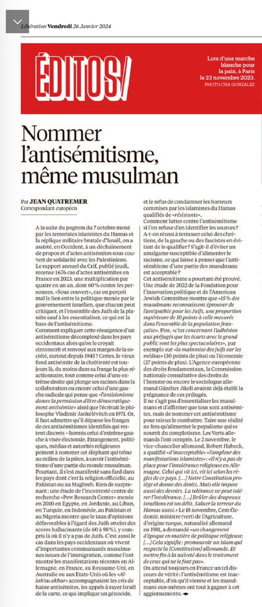 En janvier dernier, je publiais cet article dans Libération. Le pogrom d’Amsterdam doit nous faire sortir de ce déni pour traiter le mal.
