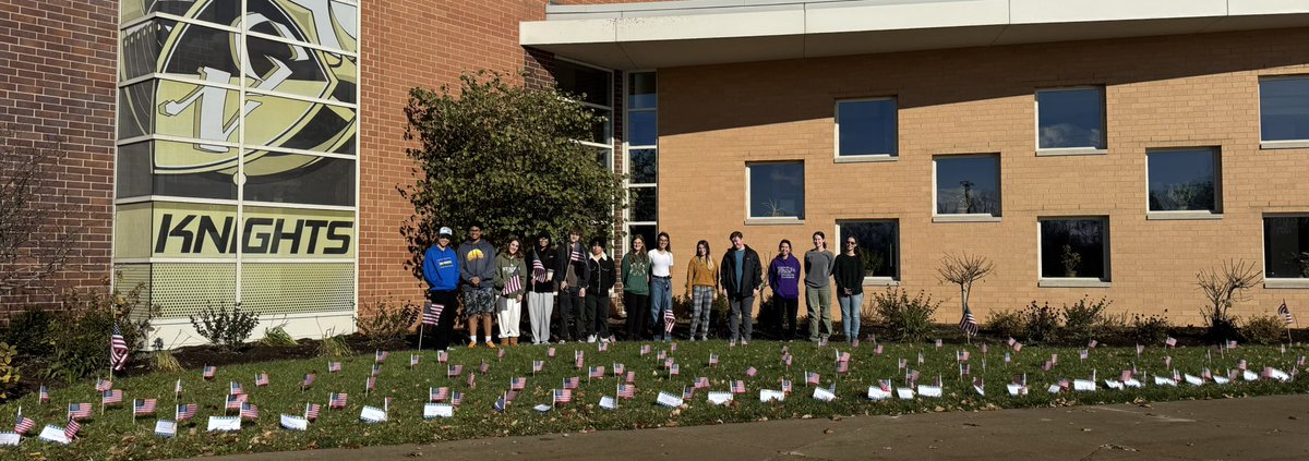 GNHS Field of Flags to honor those who serve(d) 🇺🇸<a href="/DAVHQ/">Disabled American Veterans (DAV)</a> #Veterans Day2024 <a href="/gnhs_nhs/">Grayslake North NHS</a> <a href="/GNHSService/">GNHS PSP</a> <a href="/RhoKappaGNHS/">Rho Kappa GNHS</a> <a href="/D127GetsReal/">D127GetsReal</a>