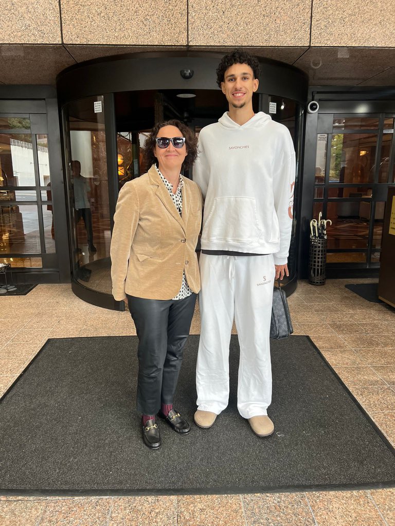 Nathalie Stutzmann (@nathstutzmann) on Twitter photo Thrilled to cross paths with fellow Frenchman and MBA star <a href="/Zacch_10/">Zaccharie Risacher</a> from the <a href="/ATLHawks/">Atlanta Hawks</a> ! 🇫🇷🏀 Thrilled to cross paths with fellow Frenchman and MBA star <a href="/Zacch_10/">Zaccharie Risacher</a> from the <a href="/ATLHawks/">Atlanta Hawks</a> ! 🇫🇷🏀