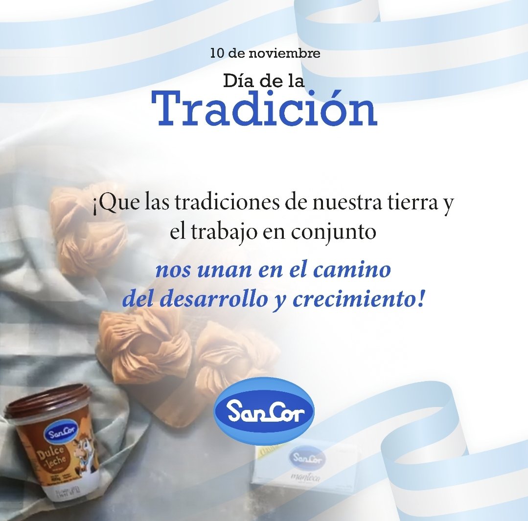 Que las tradiciones de nuestra tierra  y el trabajo en conjunto nos unan en el camino del desarrollo y crecimiento! 
¡Feliz día de la tradición! 
#DiaDeLaTradicion #10DeNoviembre