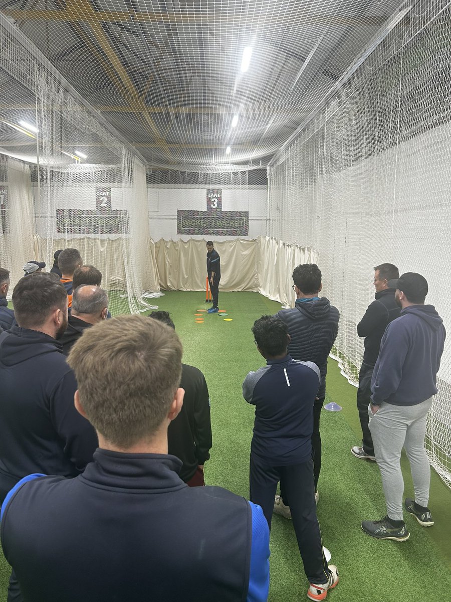 wicket2wicket's tweet photo. Great to host the ECB Development Batting Day and have Ali Maiden at the centre! Lots of valuable information shared and fantastic engagement from all the coaches. A brilliant day of learning and development! #Cricket #Coaching #DevelopmentDay
@WalesCoach https://t.co/AqlYpXmvZV