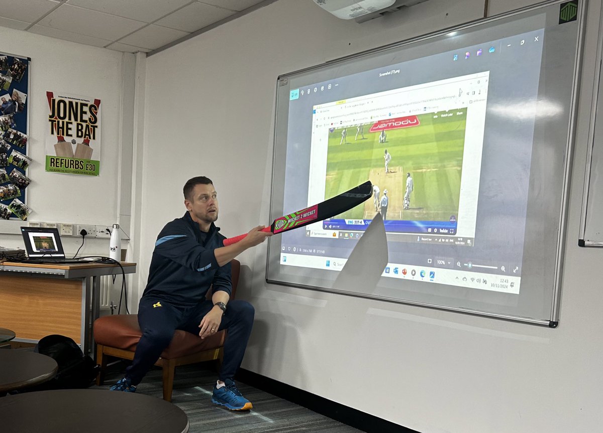 wicket2wicket's tweet photo. Great to host the ECB Development Batting Day and have Ali Maiden at the centre! Lots of valuable information shared and fantastic engagement from all the coaches. A brilliant day of learning and development! #Cricket #Coaching #DevelopmentDay
@WalesCoach https://t.co/AqlYpXmvZV