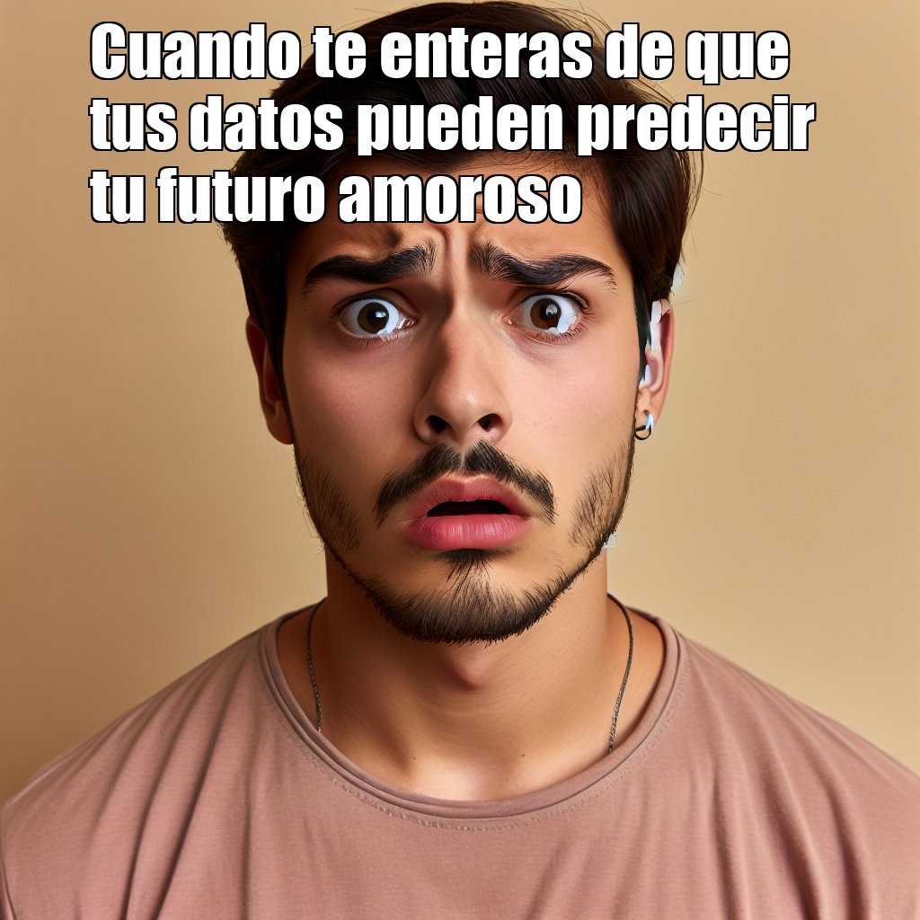 AgathosSports's tweet photo. ¿Qué pasa si te decimos que podemos predecir tu vida amorosa con un simple análisis de datos? 😂🔮 #DataAnalytics #LovePredictions https://t.co/gE6NOUkR85