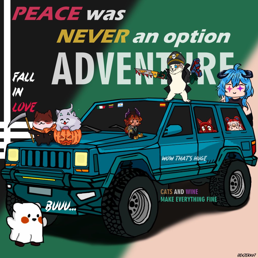 Perdidos en el bosque, pero felices cada uno por su parte o juntos. Halloween(tarde) y futuras metas que tengan las siguientes personitas <a href="/Fanny_com_/">Fanny_|VTuber~🌸|</a> , <a href="/tsuki_sere/">☾✩☽TsukiSere☾☆☽ ☆Open Commisions☆</a> , <a href="/PoisonDPepper/">PoisonDPepper</a> , <a href="/zDrako7/">z.Drako "Comisiones Abiertas"</a>  y la osita haciendo sus locuras jeje <a href="/LesScketch/">🌱Les Scketch🌱COMMISSION OPEN //Vgen//</a>. «La vida no siempre es un cuento.....