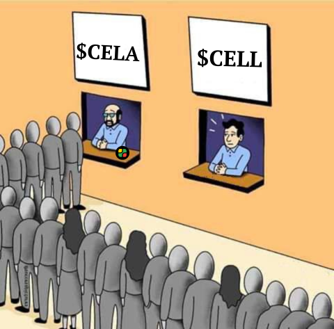 astartaeth's tweet photo. I chose $CELA @cellulalifegame
#CellulaMemeContest #Cellula #Crypto #cryptomemes #Memes #Blockchain #CryptoGaming #crypto #TGE #Airdrop #AirdropCrypto #airdropcampaign #meme https://t.co/5Snq8PO3es