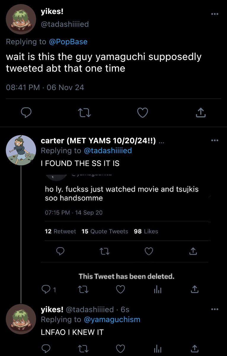 oikageism's tweet image. #tskym socmed ✩˚.⋆☾

- in which up-and-coming actor yamaguchi tadashi gets casted in a movie with tsukishima kei and remains… completely professional… the entire time.

[ft. art by the amazing @tskymjumpscare !]