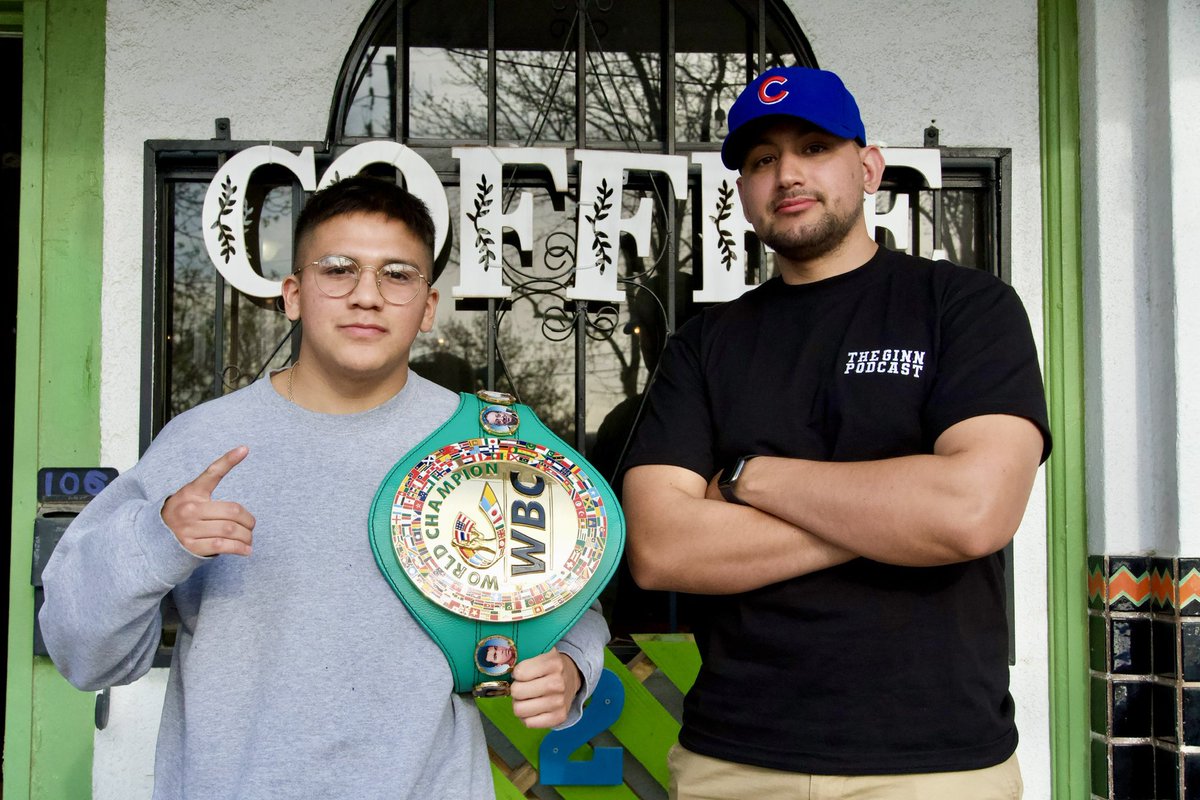 gilbertsanchz's tweet photo. Going to shamelessly plug this interview after every @210bam fight now because he really is a star

Fresh off his 2022 WBC junior bantamweight title victory, Bam sits down for a interview 

Watch now: https://t.co/ChZy6KyaVH https://t.co/Lw7NNEzka8