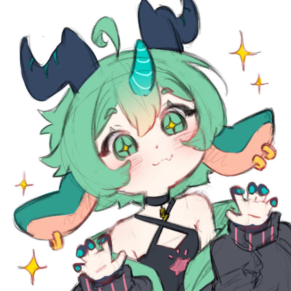 Sketch commission!! ✨ for <a href="/Mowsteraa/">Logan💚⚡️</a>