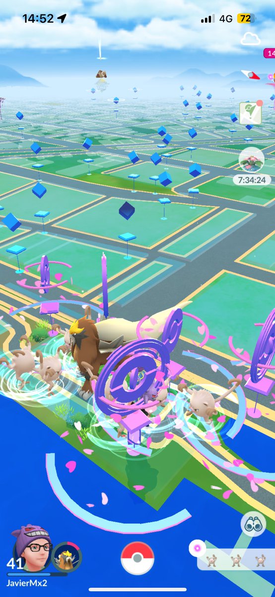 Javier_M2's tweet image. Representación gráfica del Malecón 2000 en este momento… soy el Entei Shiny entre tanto #Mankey 🤓 
#Pokémon #CommunityDay