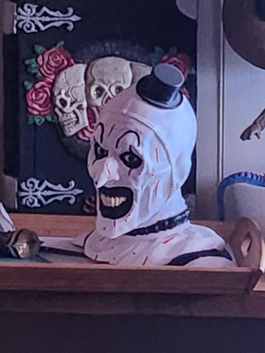 paulbrady47's tweet photo. #Terrifier3 #arttheclown #art #3dprint #3dprinting #paint just about complete https://t.co/kUOOnXi6h7