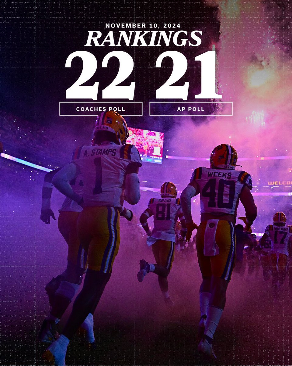 LSU Football tweet media