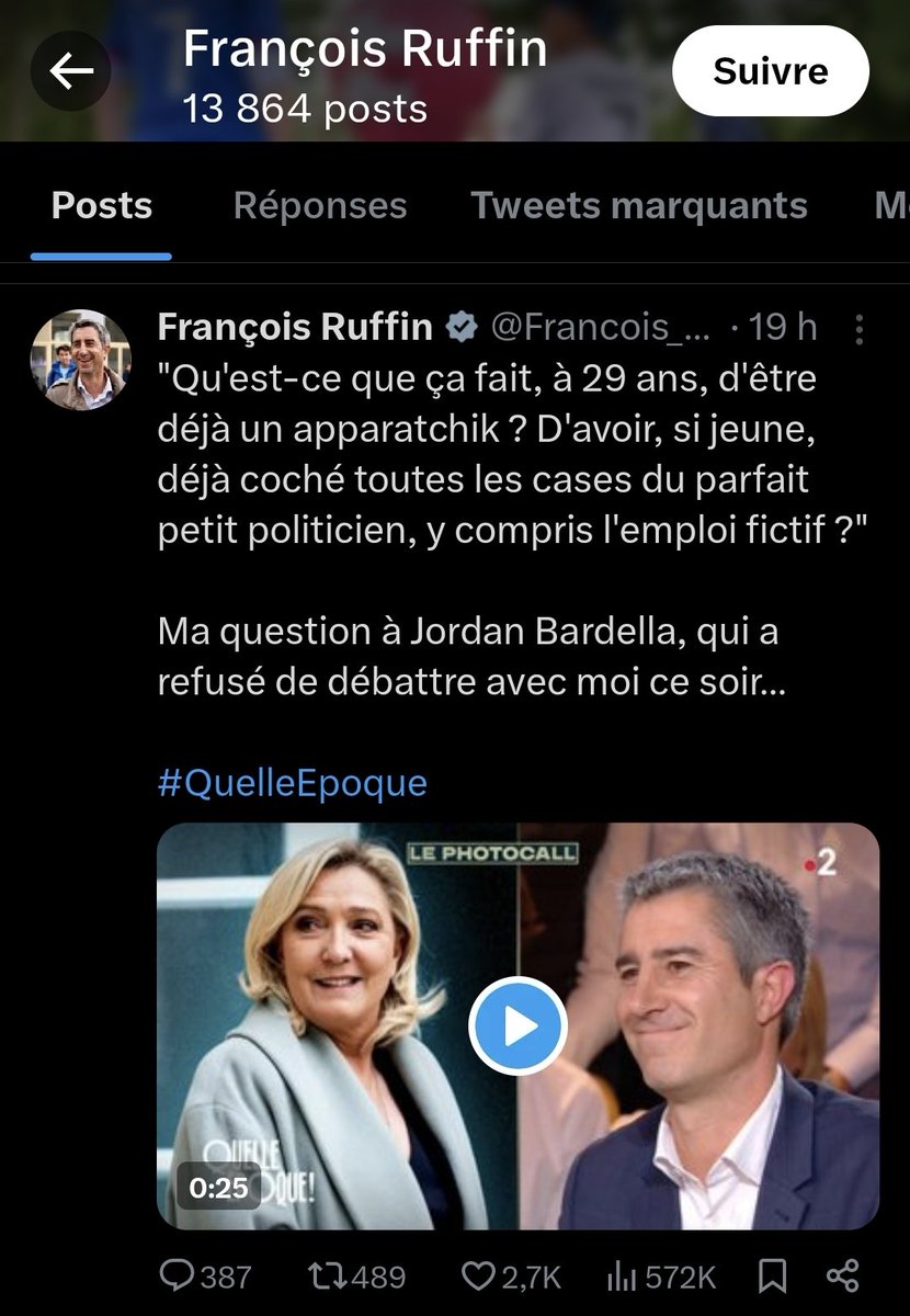 "Je l'ai virée de mon film mais..." 

Mais regarde toi, bon sang, arrête la politique et passe à la fiction, ça rendra bien plus service à la "nation" que tu brandis comme ... j'ai même plus les mots  🤬