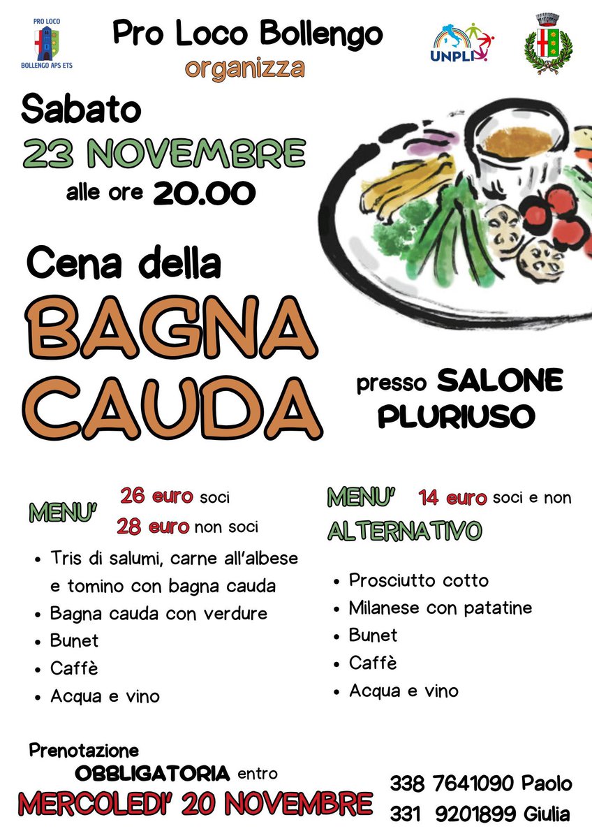 PCominetto's tweet photo. Vuoi provare la nostra bagna cauda chiama e non te ne pentirai😋😋😋 https://t.co/B6VWi91mir