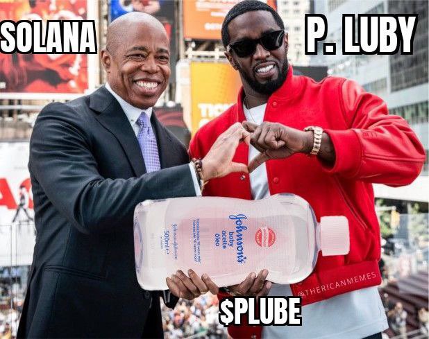 <a href="/cryptolyxe/">lyxe</a> Forget Puff Daddy, forget P. Diddy  
It’s all about P. Lube now. Dive into the smoothest ride on Solana’s memecoin wave with $PLUBE
Get in early, stay lubricated, and watch the gains slide in

Twitter : x.com/P_LubeCoinSol

Telegram : t.me/PLubyCoin