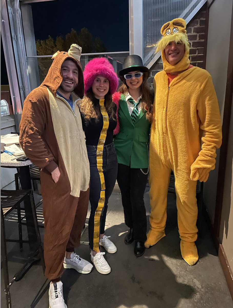 This year we celebrated halloween as characters from The Lorax! #letitgrow