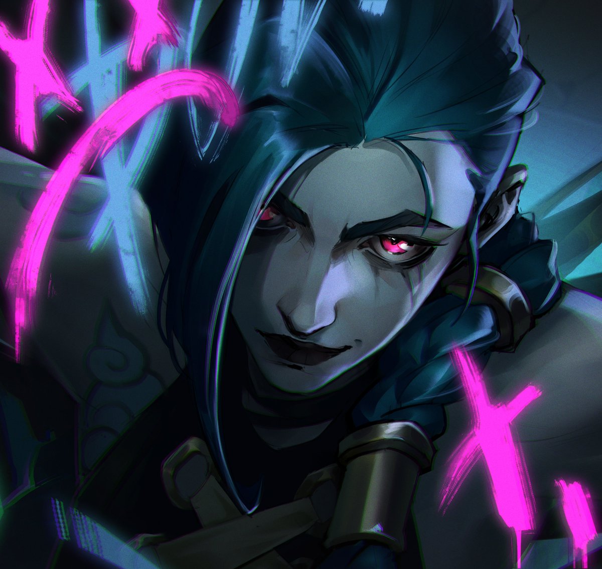 Joe_495's tweet image. #Arcane #ArcaneSeason2 #Jinx
I just needed to draw her