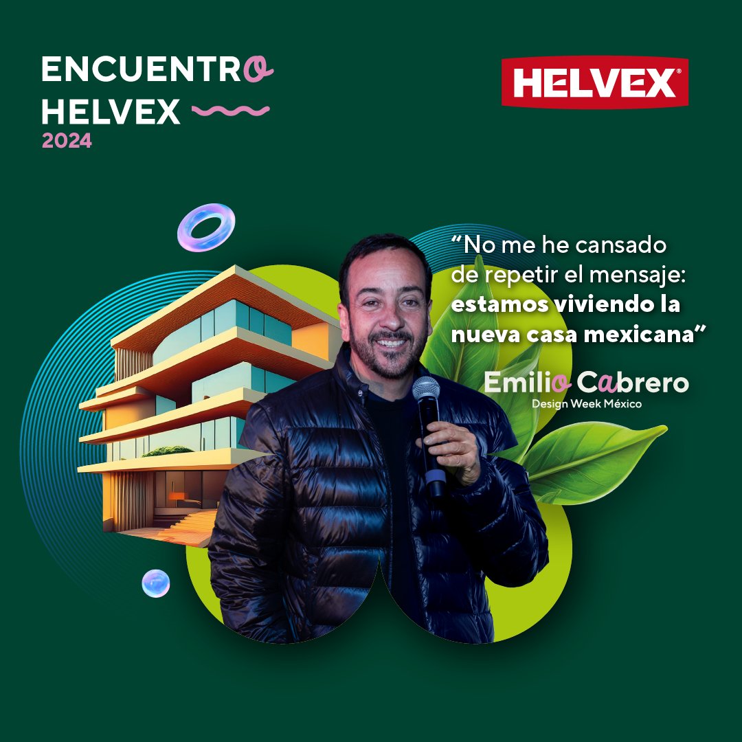 Grupo Helvex (@helvexmx) on Twitter photo En su charla en Encuentro Helvex, Emilio Cabrero de <a href="/designweekmex/">Design Week Mexico</a> explicó que desde hace unos años los materiales y productos mexicanos están cada vez más presentes en los proyectos arquitectónicos en nuestro país.
Revive su conferencia: pixelfy.me/novEncuentroHe…
#Helvex En su charla en Encuentro Helvex, Emilio Cabrero de <a href="/designweekmex/">Design Week Mexico</a> explicó que desde hace unos años los materiales y productos mexicanos están cada vez más presentes en los proyectos arquitectónicos en nuestro país.
Revive su conferencia: pixelfy.me/novEncuentroHe…
#Helvex