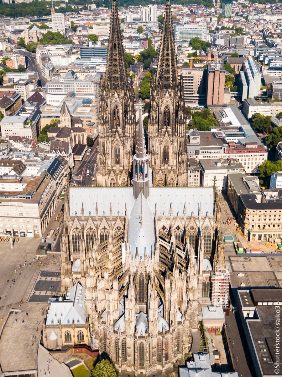 毎年約600万人が訪れる世界遺産ケルン大聖堂。 世界最大のゴシック様式
