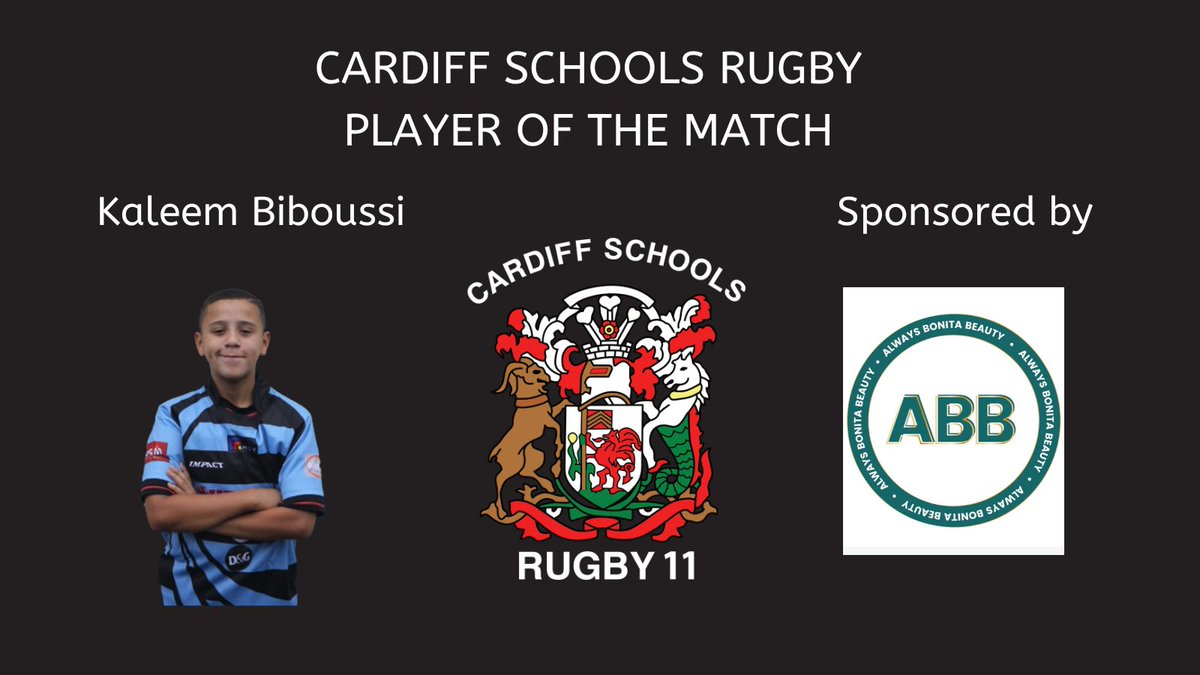 Cardiff Blues U11s have won their game against Carmarthen!

Player of the match goes to Kaleem Biboussi! 🔵⚫️

#TheCardiffWay #OneSquad