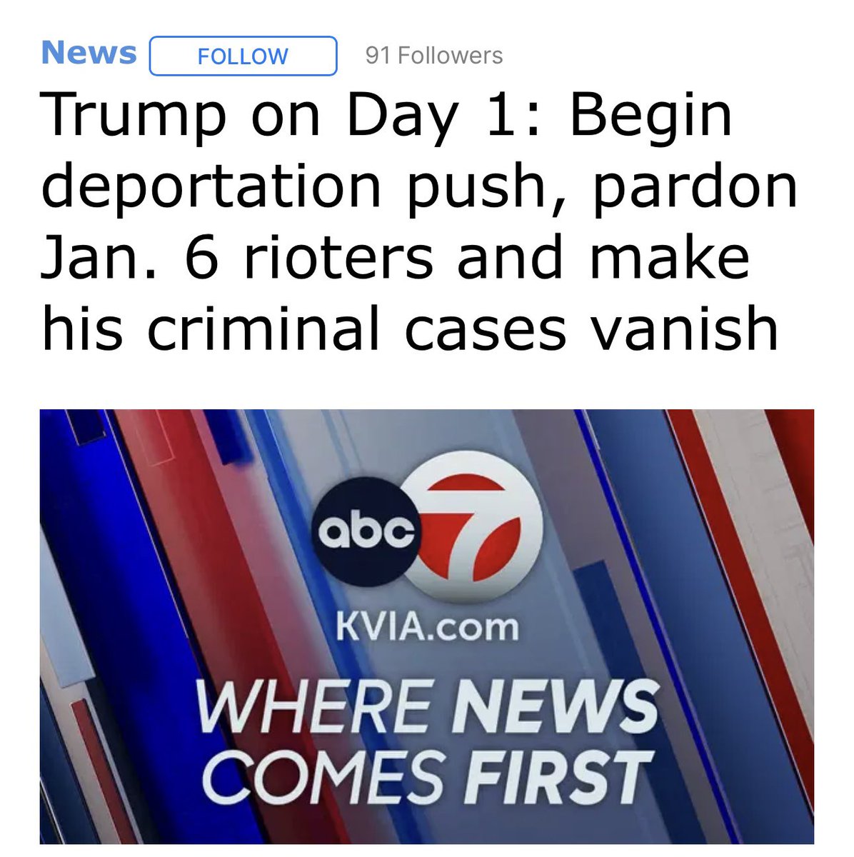 Congratulations, America.