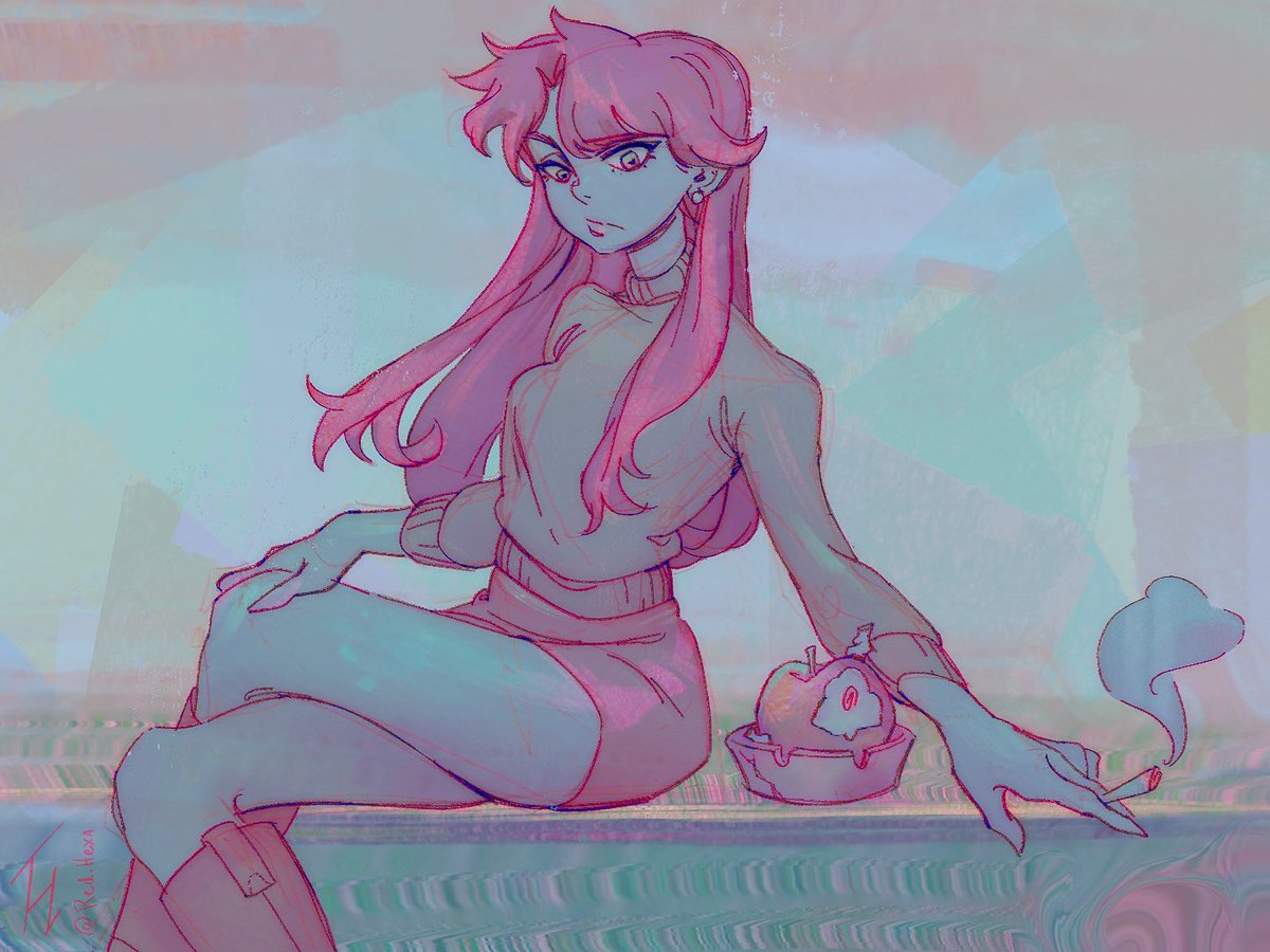 Drawing to distract me from the chaos of existence and arcane spoilers🥹