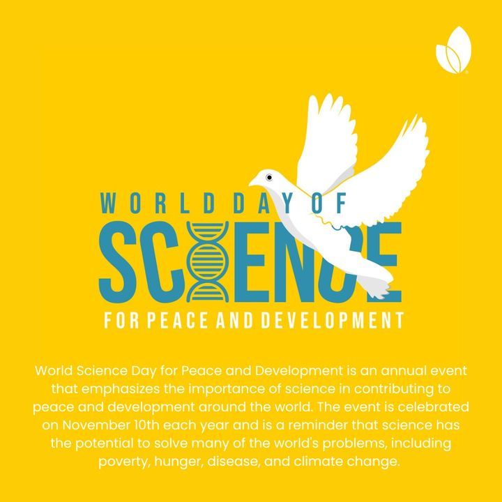 Today is World Science Day for Peace and Development! 🌍🔬 As technology advances at lightning speed, this day reminds us of the vital role science plays in building a better world for all.