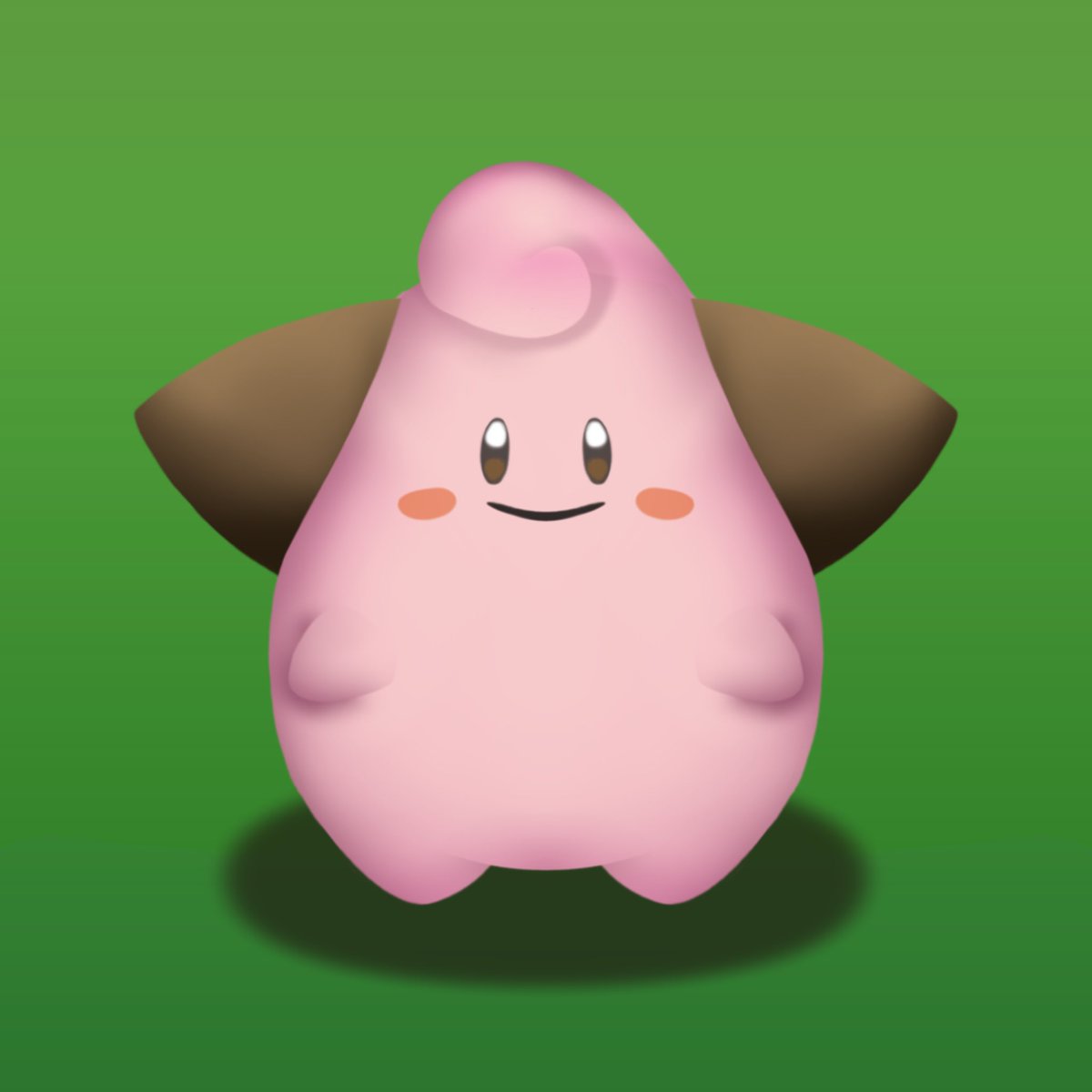 Day 684 of me drawing a random video game enemy I like: Cleffa (Pokémon)