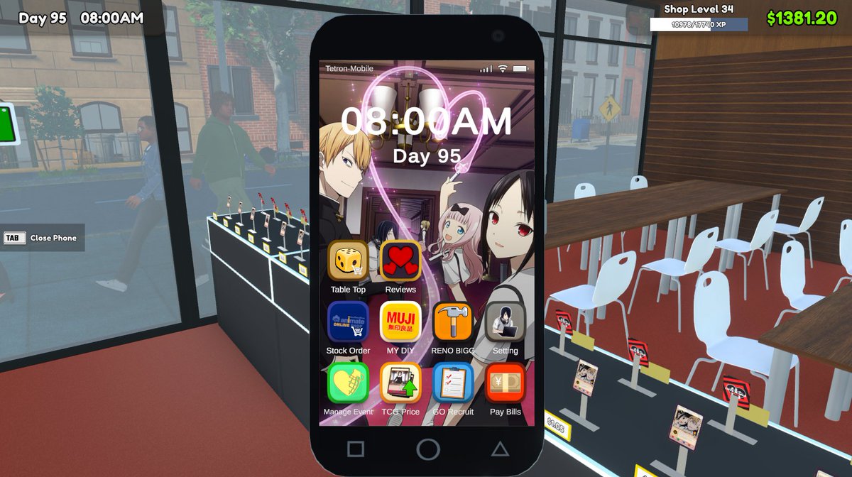 lokittlesart's tweet image. I made a #kaguyasama #loveiswar mod for TCG Card Shop Simulator! I might upload to Nexus if anyone is interested after some polishing