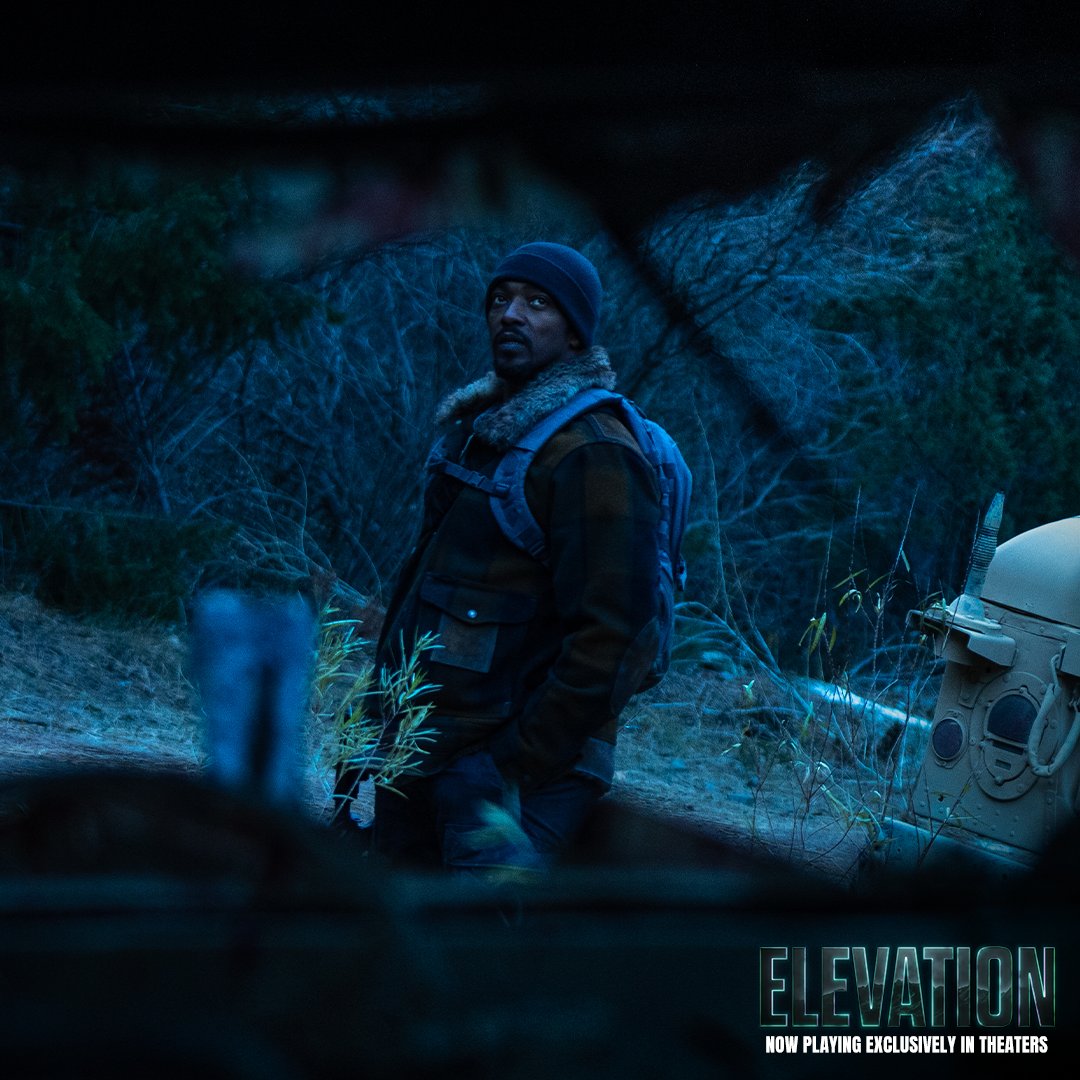 There's no time for fear. Anthony Mackie stars in #ElevationMovie - now playing exclusively in theaters. Get tickets: elevationmovie.com/tickets