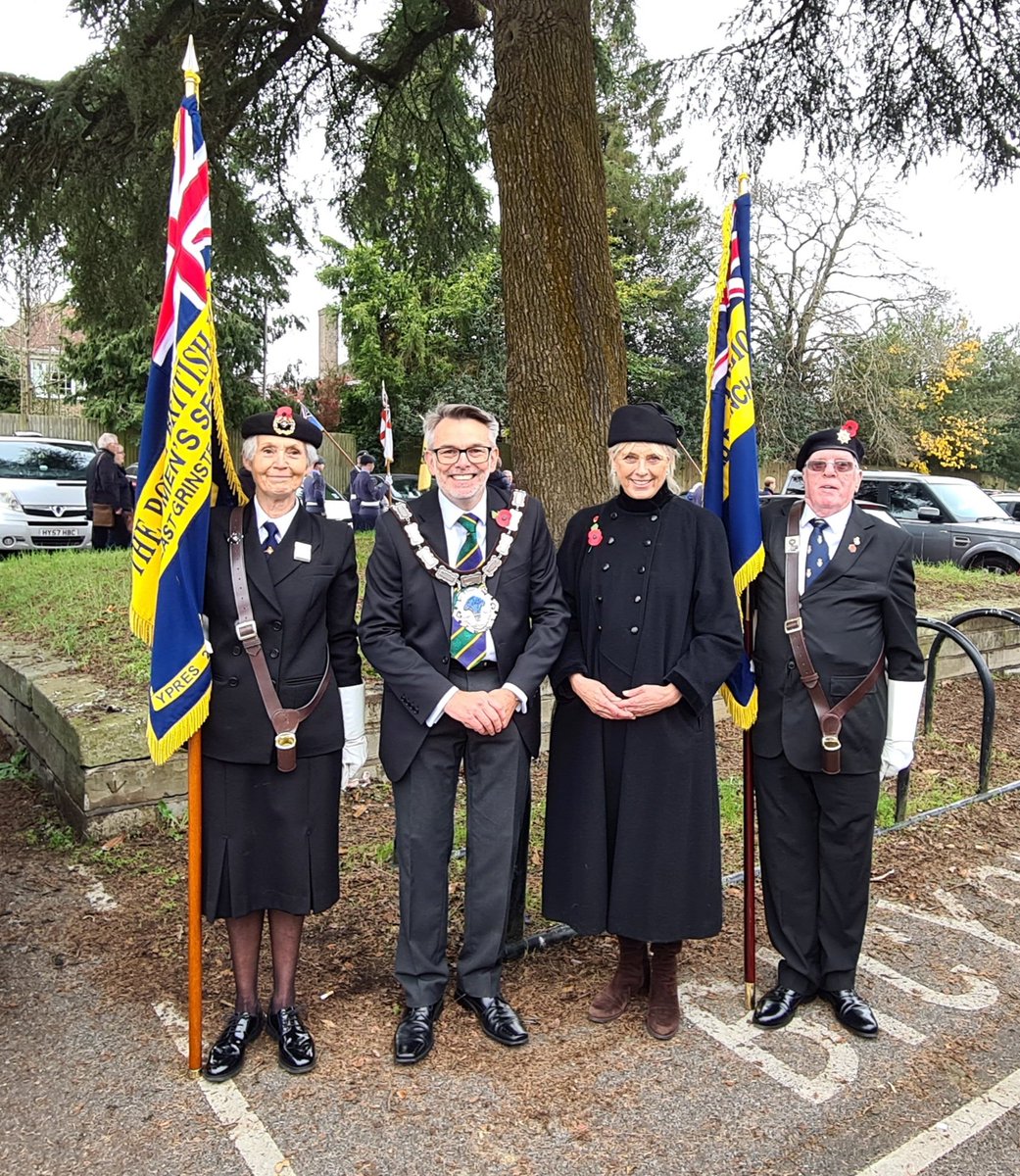 Well done East Grinstead for another moving and incredibly well attended Remembrance Parade. Honoured to have Deputy Lieutenant Her Grace The Duchess of Norfolk join the parade. Her first visit to EG!