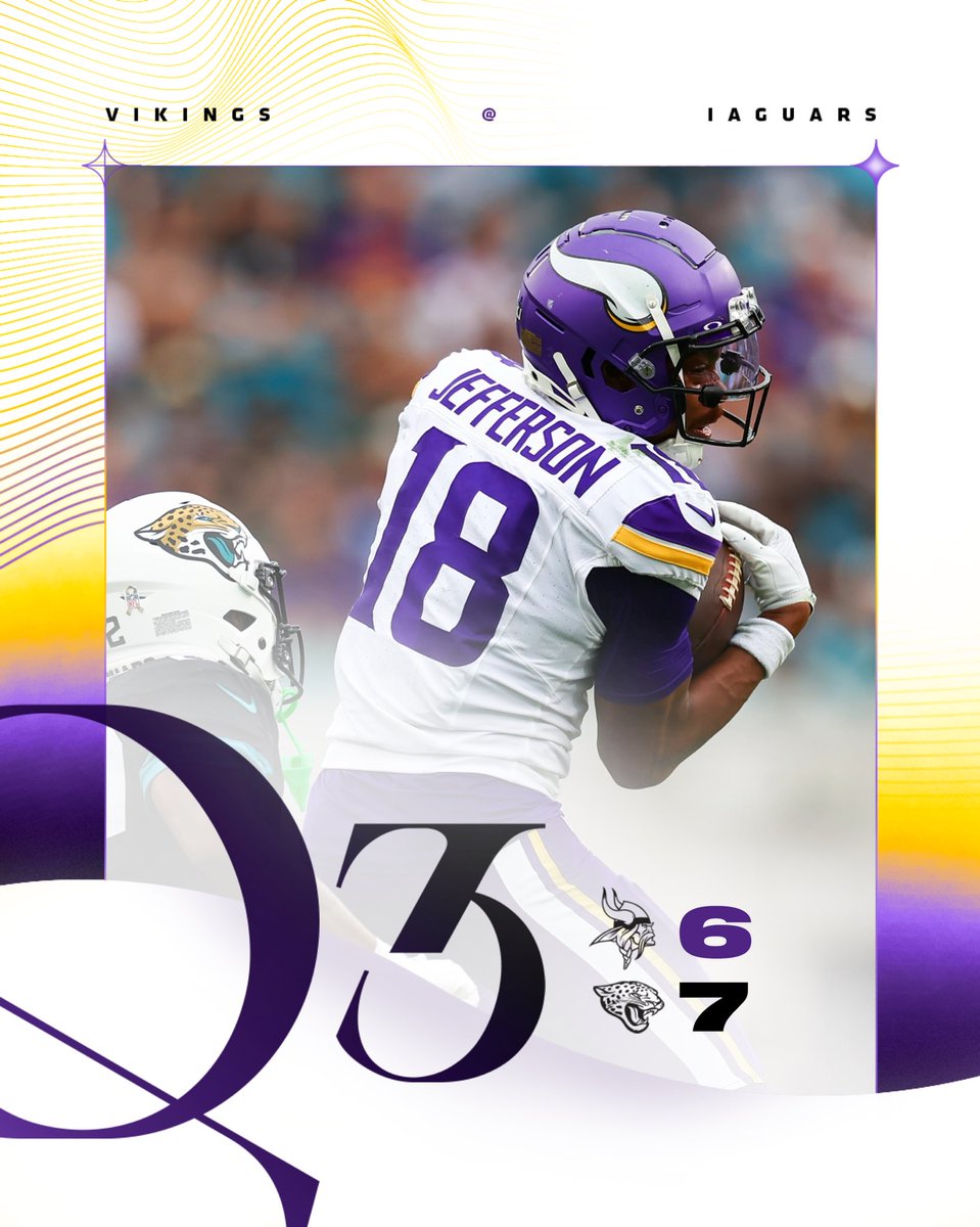 Vikings's tweet photo. Heading to the 4th quarter https://t.co/RH45xXUKlB