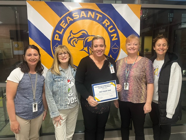 PREPRIDE's tweet image. Please join us in congratulating these PRE staff members!

August Staff of the Month - The First Grade Team

August Support Staff Member of the Month - Kamika Watson

September Staff Member of the Month - Nicole Deutsch

September Support Staff Member of the Month - Tandra Oaks