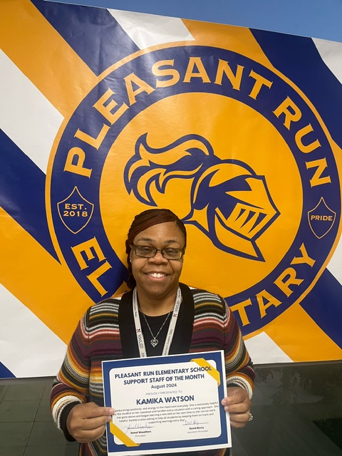 PREPRIDE's tweet image. Please join us in congratulating these PRE staff members!

August Staff of the Month - The First Grade Team

August Support Staff Member of the Month - Kamika Watson

September Staff Member of the Month - Nicole Deutsch

September Support Staff Member of the Month - Tandra Oaks