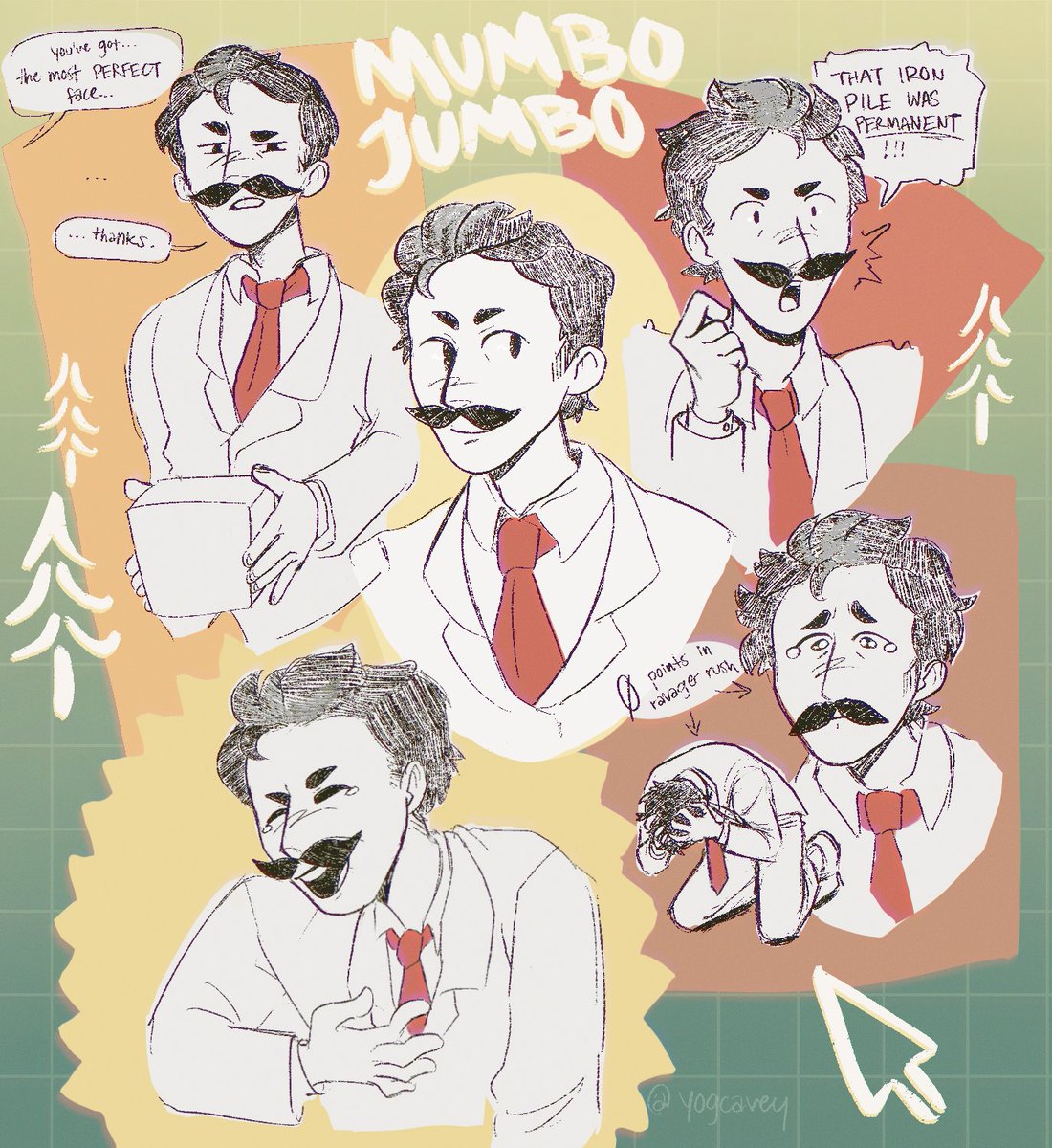 yogcavey's tweet image. i'm pretty new here but i think i like this guy :o) #mumbojumbofanart