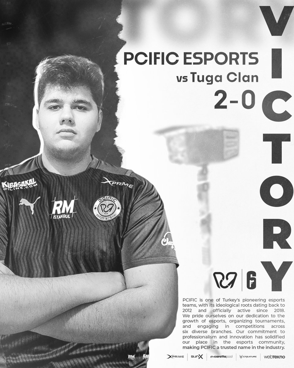 PCIFICespor's tweet photo. FLAWLESS VICTORY!
ECL'de oynadığımız mücadeleyi 2-0 kazandık.
💠 Nighthaven Labs 8-7
💠 Consulate 7-5
Eline sağlık bizim tayfa. 🖤
#PCIVICTORY | #PCIFICIED | #ECL https://t.co/zR6FtwiSKb