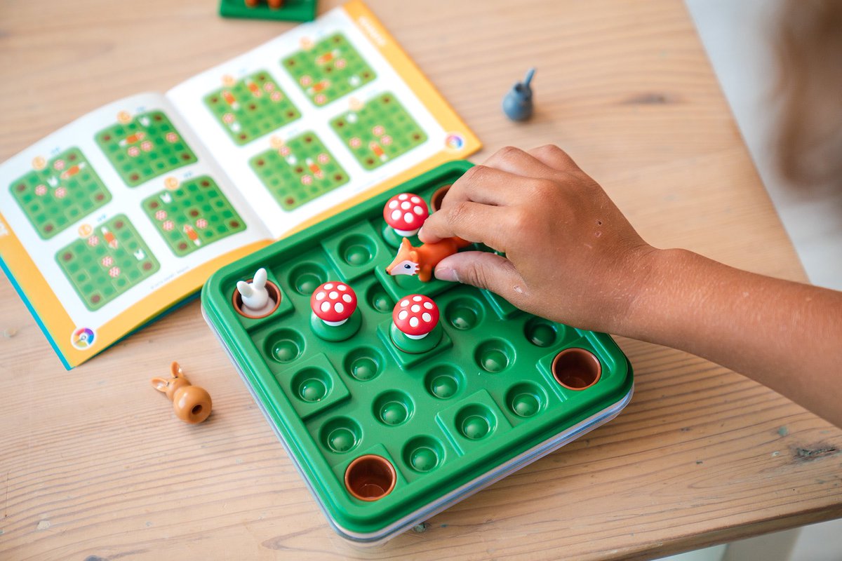 Are you eager to jump ‘in? Our rabbits definitely are!

Can you guide the bunnies back to their homes? A dynamic game of jumping over toadstools, foxes and rabbits 🐰🦊

#smartgames #jumpin #logicgames #puzzlegames #greatfortravel #braingames