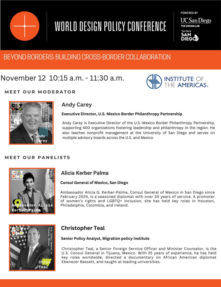 andybpp's tweet image. Join us this week @wdc2024 @ConsulMexSdi @ConsuladoUSATJ @BorderBuzz