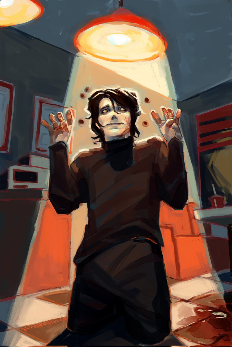 goatfanatic_'s tweet image. suspect apprehanded 
#mcr #gerardway