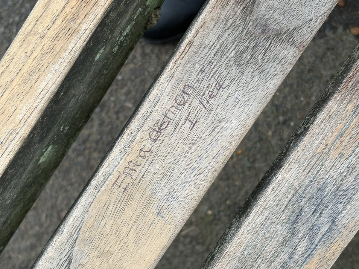 bildadification's tweet photo. bildad quote on the bench, i repeat, bildad quote on the bench (no i didn’t write it, but had to take a picture) 😌💅🏻✨ https://t.co/r3cg6QLVip