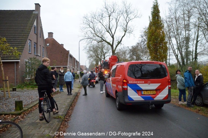 Woningbrand in Wildervank door wasdroger