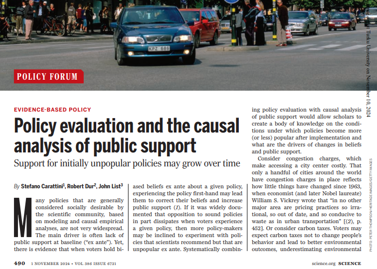 Policy evaluation and the causal analysis of public support: science.org/doi/10.1126/sc…
#päätöksenteko #vaikutusarviointi #vaikuttavuus #kausaalipäättely