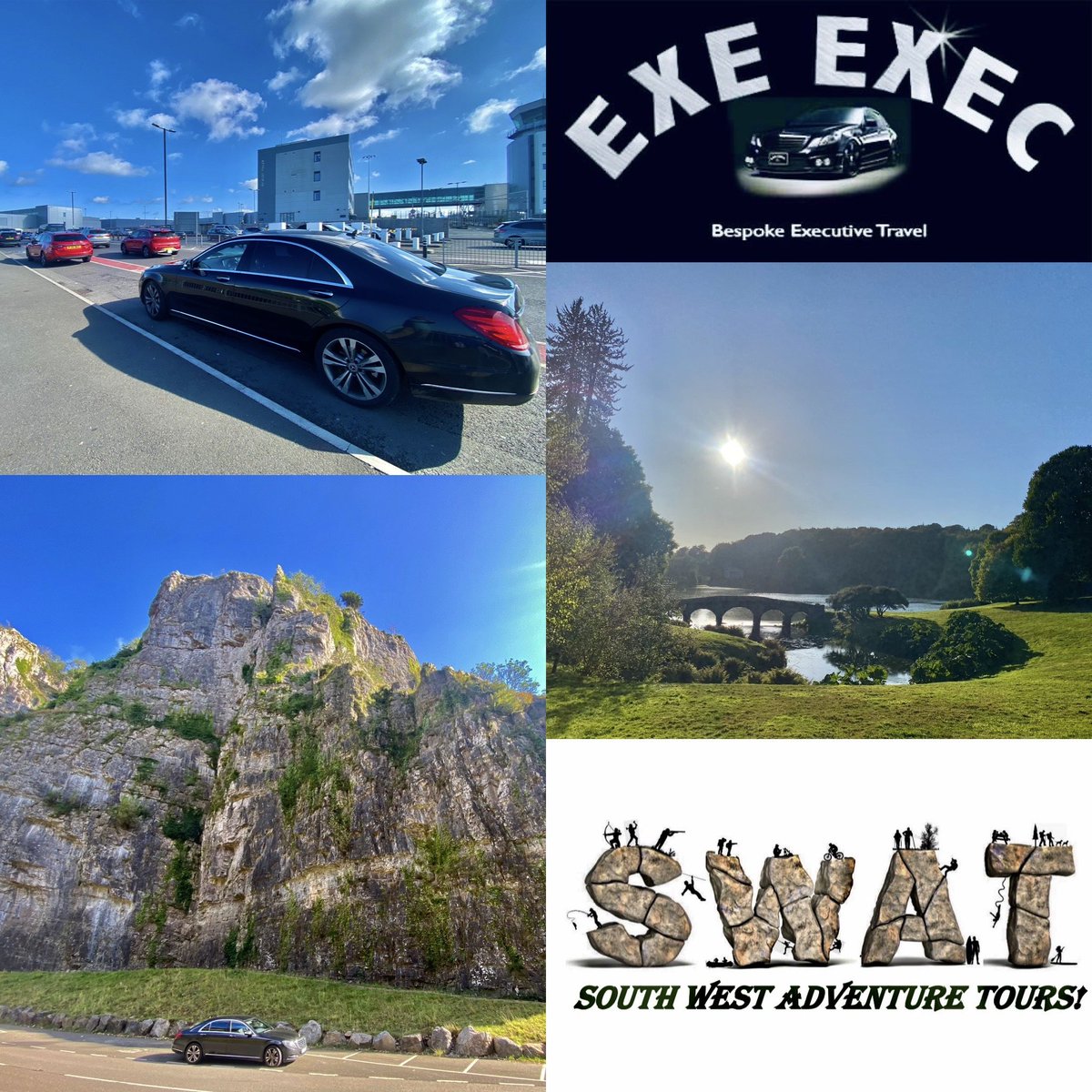 A lovely couple collected from Bristol Airport and transported via the awesome ‘Cheddar Gorge’ to the majestic ‘Stourhead House and Gardens’.. movie set location for ‘Pride and Prejudice’ and finally to the cosy ‘Spread Eagle Inn’.

Highly Recommended! 🙂👍