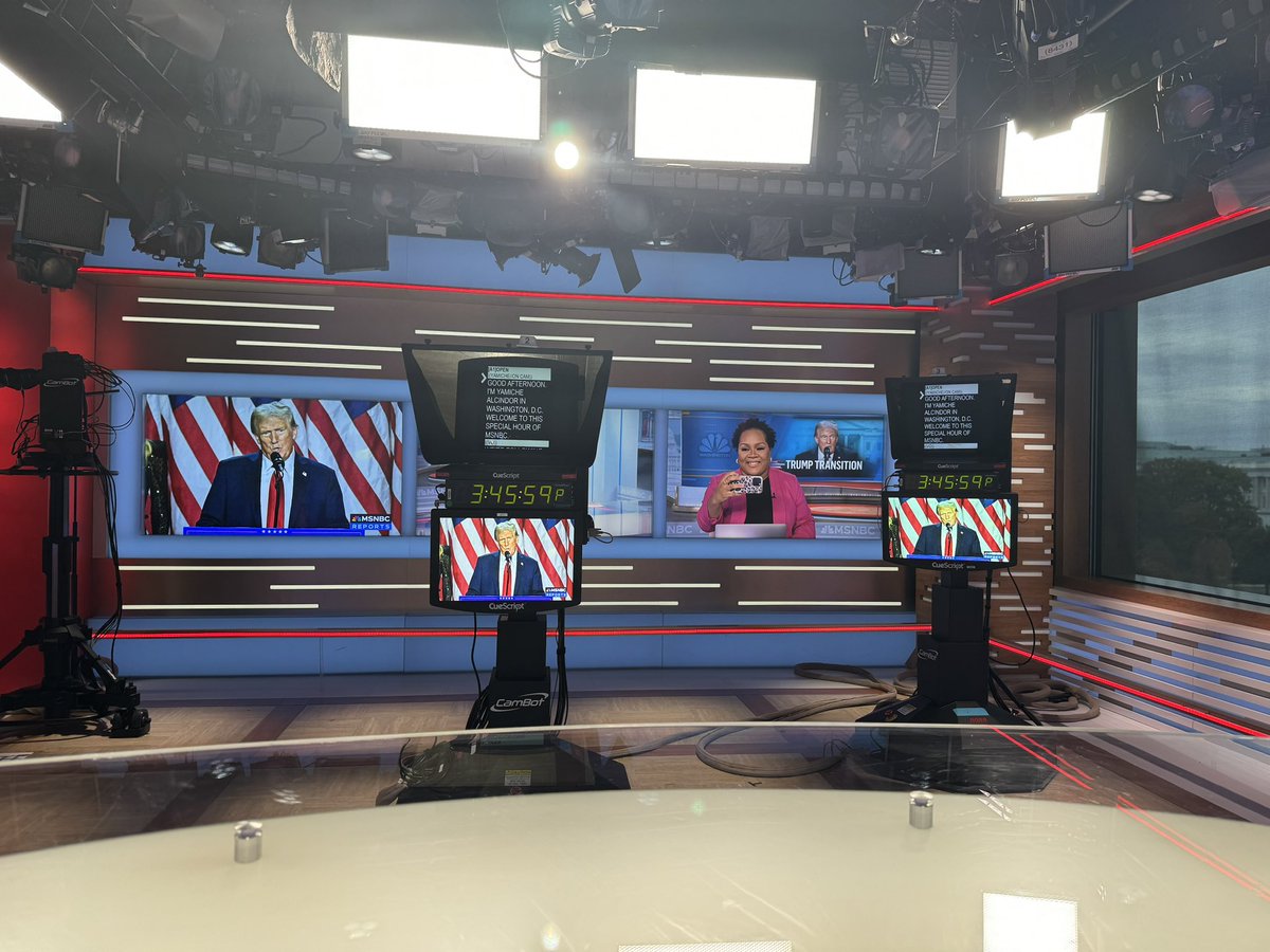 Yamiche's tweet photo. I’m anchoring a special hour of @MSNBC at 4 p.m. about the election results and what the second Trump term could mean for the country, the courts and ordinary Americans. Join us. https://t.co/EwjWjRmkkR