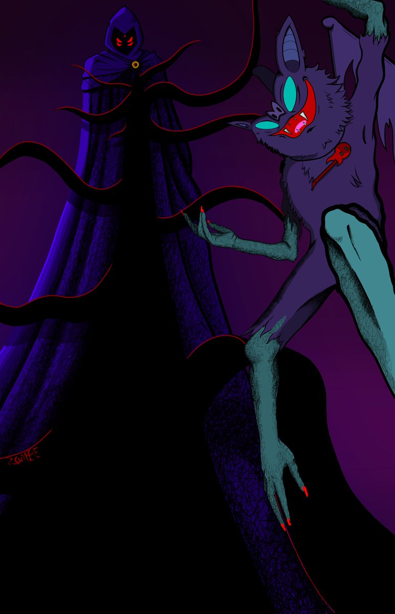 Raven and Marceline Join Multiversus!!🐦‍⬛🦇 #MultiVersus #art