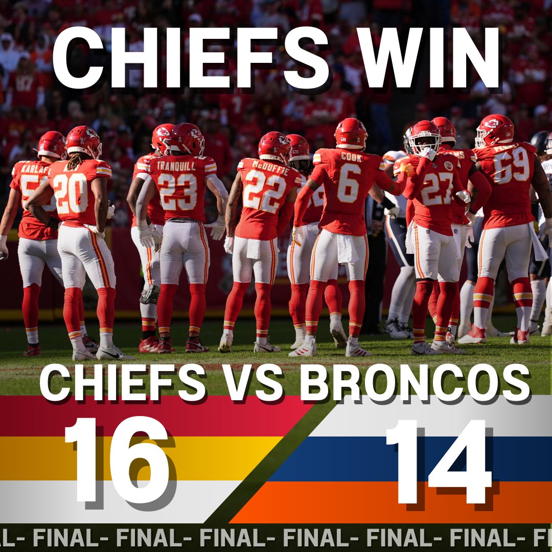 CHIEFS WIN! The defending Super Bowl champions are now 9-0.
💛❤ >> tinyurl.com/3wy68ry7