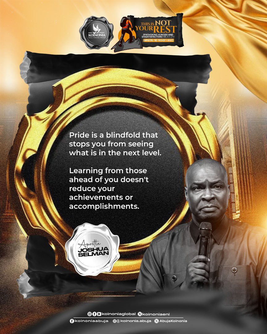 koinoniaeni's tweet photo. #ApostleJoshuaSelman  
#ThisIsNotYourRest  
#ProvokingHungerAndDissatisfaction  
#ImpartingTheFinishersGrace  
#KoinoniaAbuja  
#KoinoniaGlobal https://t.co/8KUEW29lf3